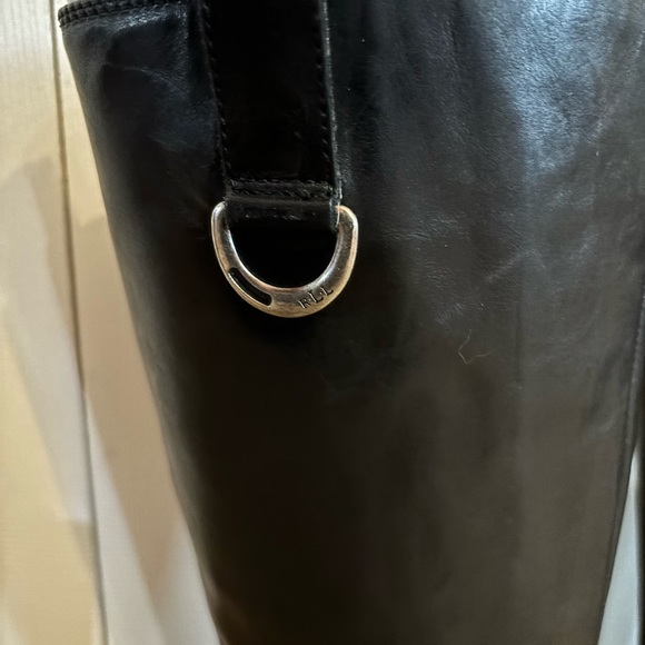 Lauren Ralph Lauren knee high leather equestrian riding boots - Picture 5 of 9